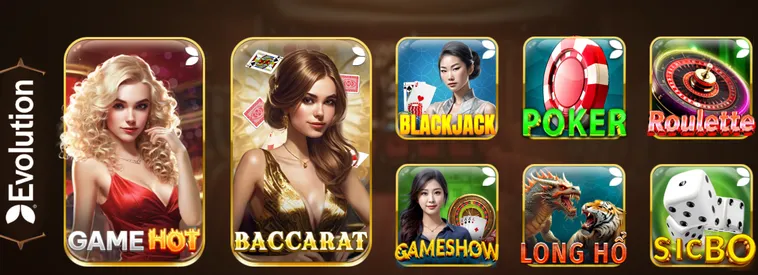 Trải Nghiệm Casino Evolution Live Tại IWin Club Với Tiêu Chuẩn Quốc Tế