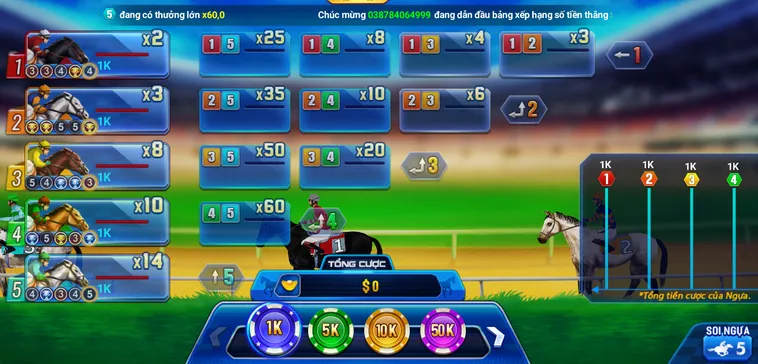 Đua Ngựa Tại IWin Club Thử Thách Tốc Độ Đỉnh Cao Cho Mọi Tín Đồ Cá Cược
