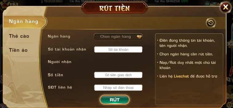 Rút Tiền Qua Ngân Hàng Tại Iwin Club Siêu Tốc Độ Đảm Bảo An Toàn Cho Mọi Chiến Thắng Của Bạn