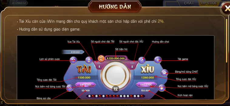 Chinh Phục Đấu Trường Tài Xỉu Casino Tại IWin Club Với Tỷ Lệ Thưởng Cực Khủng