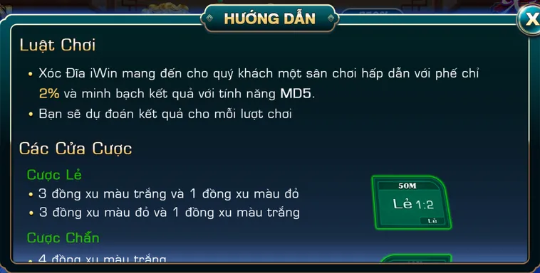 Trải Nghiệm Xóc Dĩa Tại IWin Club Đẳng Cấp Với Tỷ Lệ Thắng Lớn